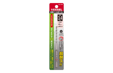 ベッセル 磁器タイル用ドリル (APD)(六角軸6.35mm)
